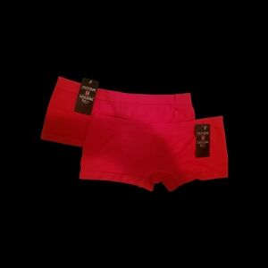 Seamless Hot Pink Boyshort Panties - Pack of 2